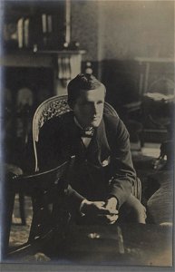 Portrait of Lord Rhondda as a youth at college (4671174)