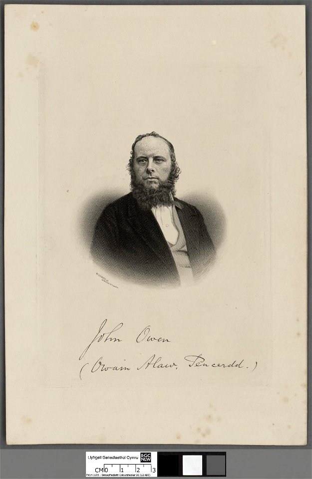 Portrait of John Owen (Owain Alaw, Pencerdd) (4671725)