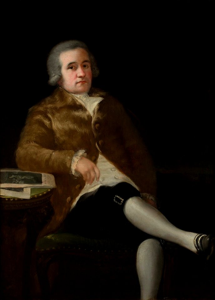 Portrait of Juan Agustín Ceán Bermúdez by Francisco de Goya (1792