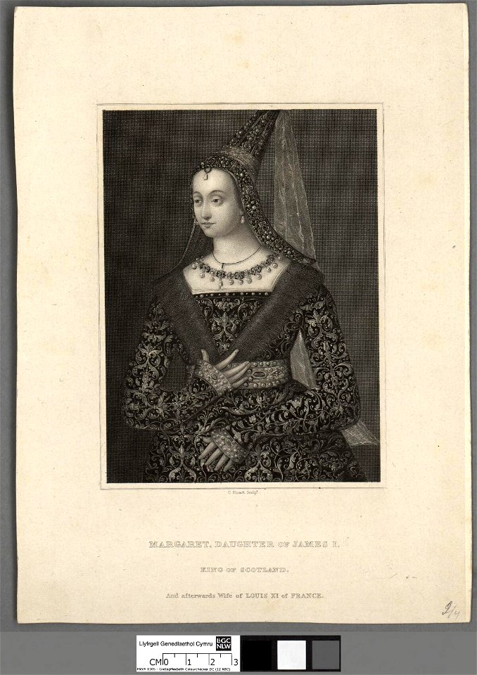 Portrait of Margaret, daughter of James I King of Scotland, and afterwards wife of Louis XI of France (4671645)