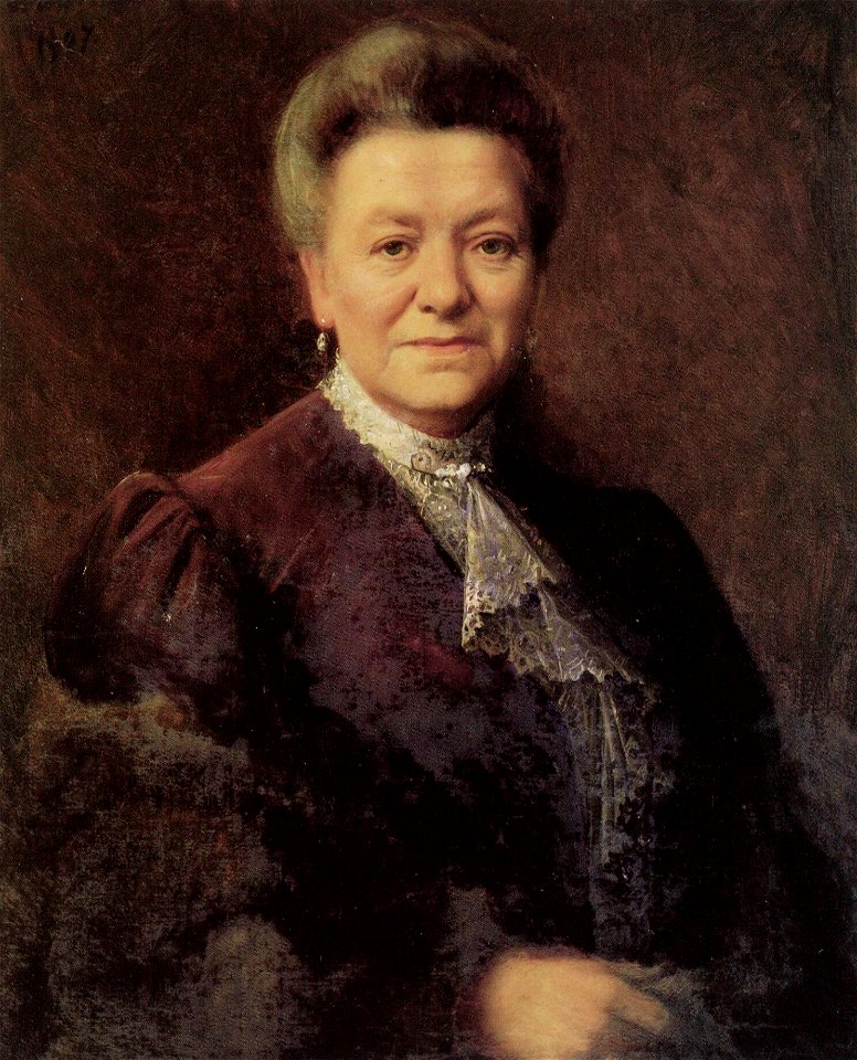 Portrait of Johanna van Woerkom by Heinrich Windhausen present whereabouts unknown
