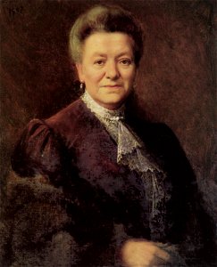 Portrait of Johanna van Woerkom by Heinrich Windhausen present whereabouts unknown