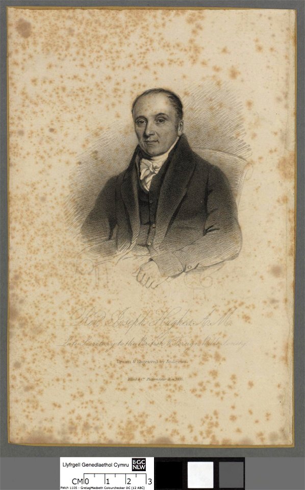 Portrait of Joseph Hughes A.M. late secretary to the British & Foreign Bible society (4672621)