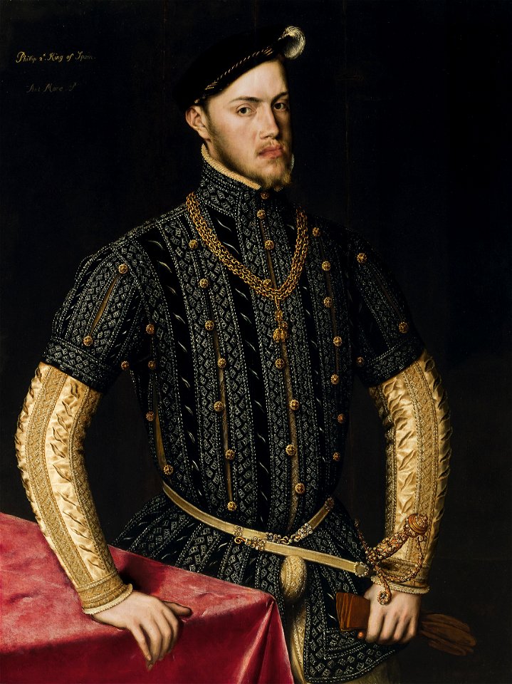 Portrait of King Philip II of Spain (1527–1598), by Antonis Mor (Bilbao Fine Arts Museum)