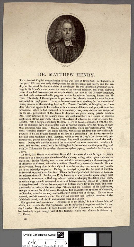 Portrait of Matthew Henry (4672582)