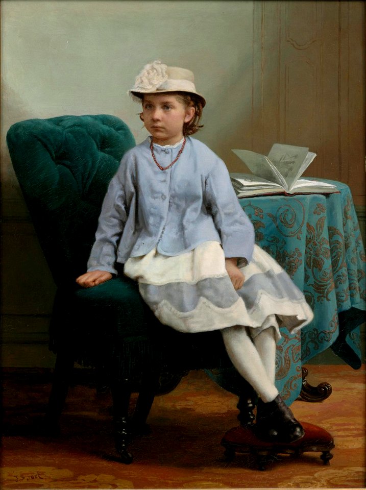 Portrait of Joanna Frederike Olga Eugenie van Weede by Jacob Spoel Centraal Museum 9057