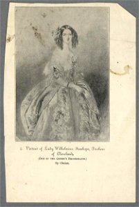 Portrait of Lady Wilhelmina Stanhope, Duchess of Cleveland (one of the Queen's bridesmaids) (5349023)