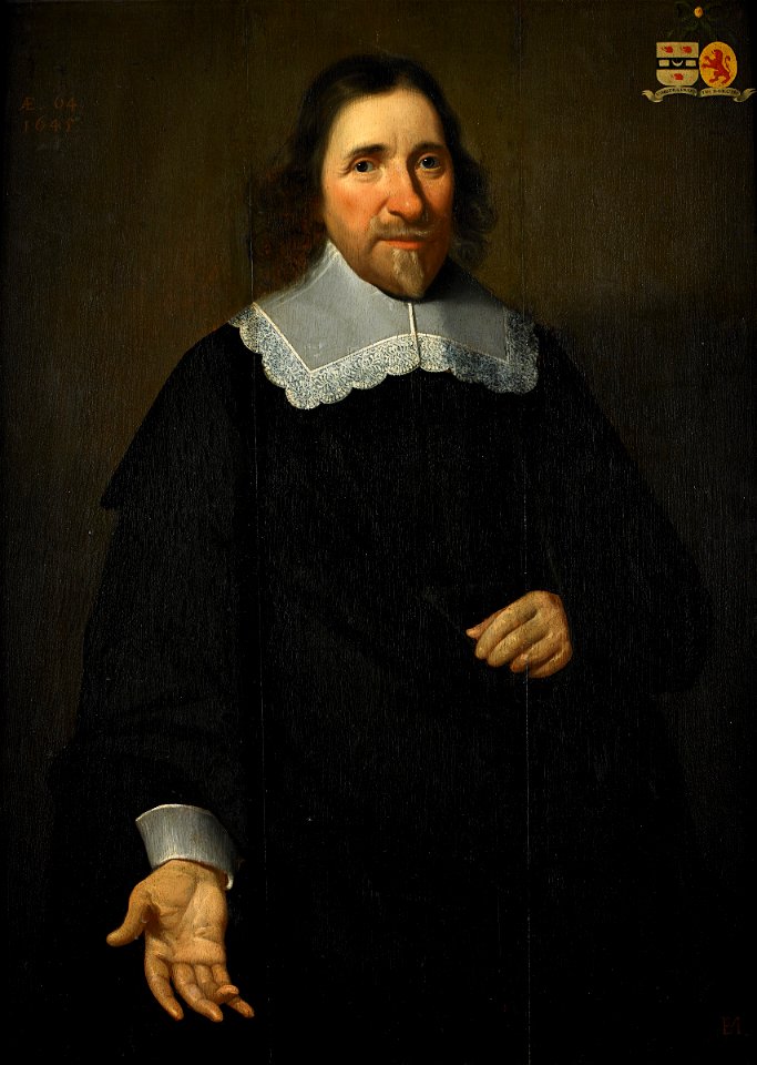 Portrait of Justinus van Moerkerken by Eva van Marle