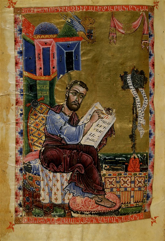 Portrait of Mark in a Gospel According to the Four Evangelists