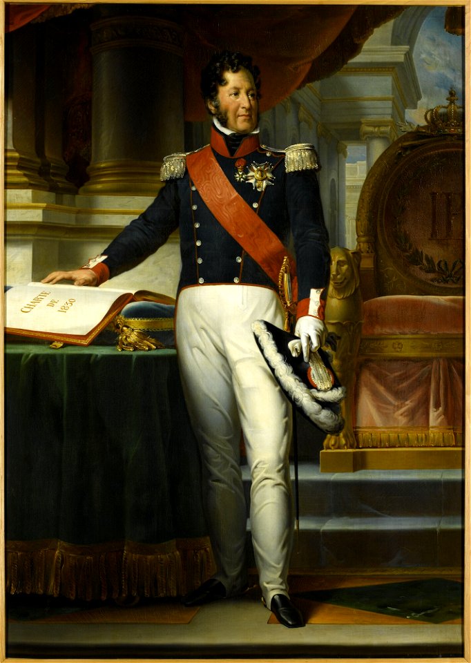 Portrait of Louis Philippe I, King of the French (1773–1850), by François Gérard - Palace of Versailles