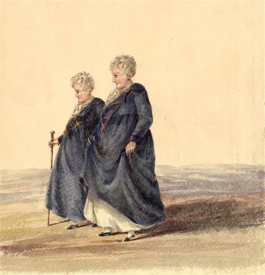 Portrait of Ladies of Llangollen 1819 (4671506) (cropped)