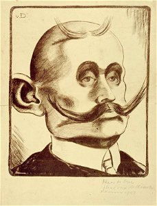 Portrait of Klaas de Vries by Theo van Doesburg Centraal Museum AB4376