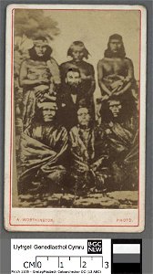 Portrait of Lewis Jones, President of the Welsh Colony in Patagonia, with Patagonian Chiefs (4670565)