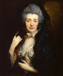 Portrait of Margaret Gainsborough - Thomas Gainsborough. Free illustration for personal and commercial use.