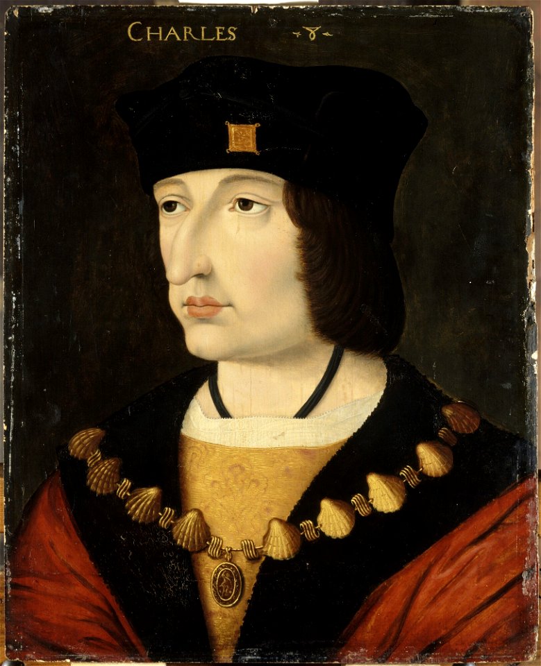 Portrait of King Charles VIII of France (1470–1498), by anonymous artist, 16th century