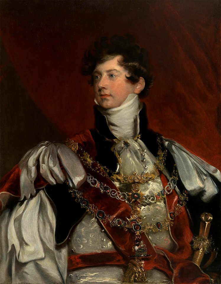 Portrait of King George IV of the United Kingdom as Prince Regent (by Studio of Thomas Lawrence) - National Gallery of Victoria, Melbourne