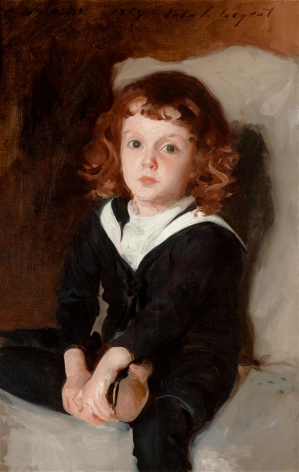 Portrait of Laurence Millet by John Singer Sargent