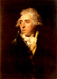 Portrait of Lord John Townshend by Joshua Reynolds. Free illustration for personal and commercial use.