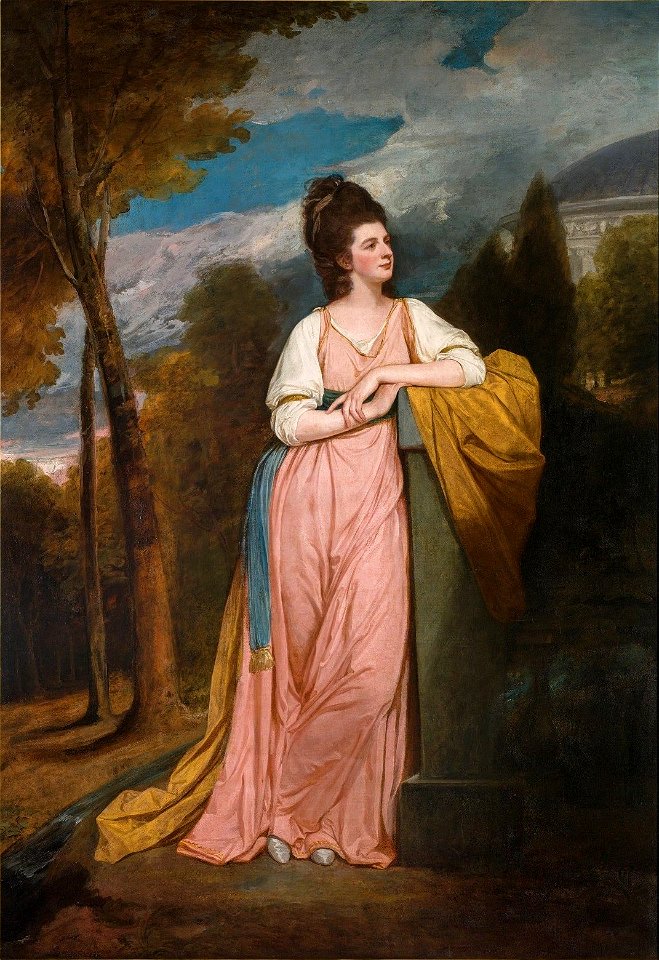 Portrait of Lady Elizabeth Capell, Lady Monson by George Romney