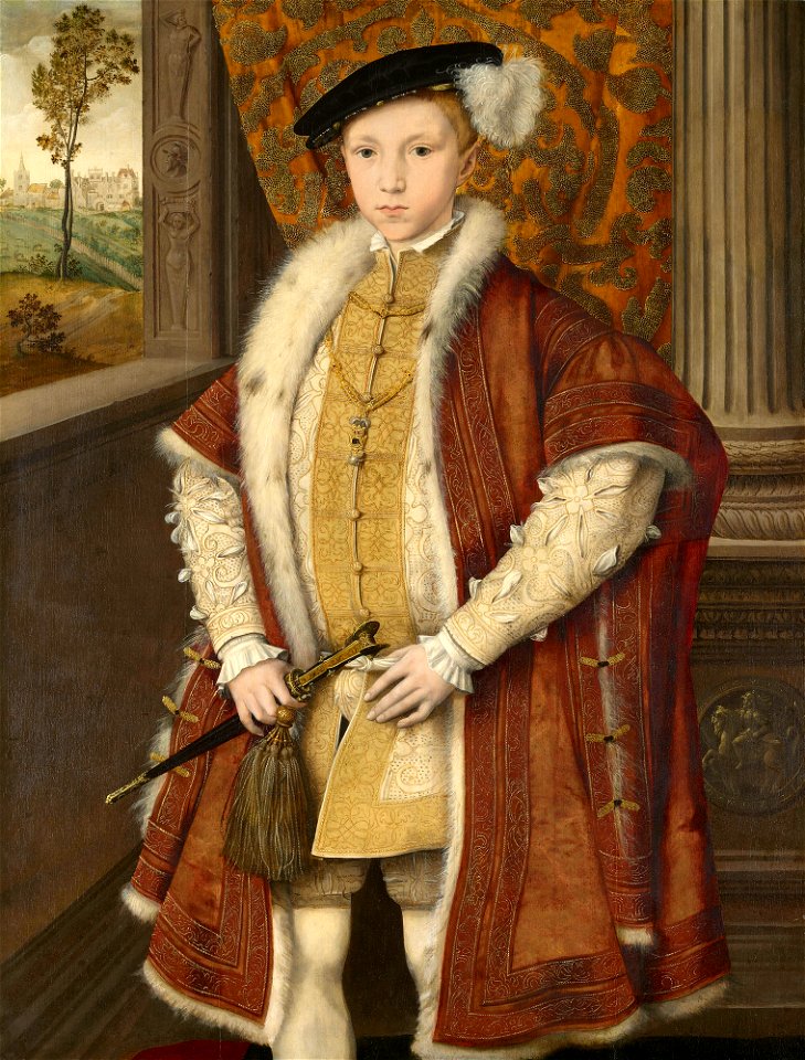 Portrait of King Edward VI of England (1537–1553), attributed to William Scrots