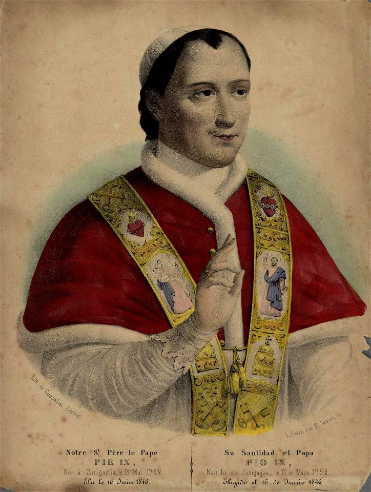 Portrait of Notre St. Père le Pape Pie IX (4671807)
