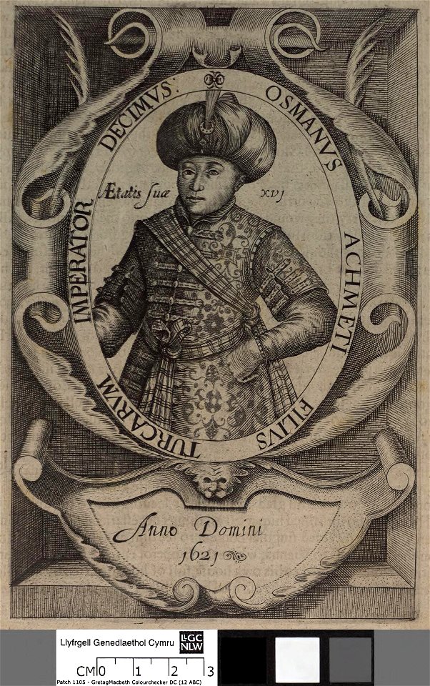 Portrait of Osman II, Sultan of Turkey 1618-22 (4673807)