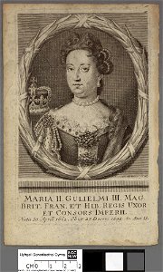 Portrait of Maria II Gulielmi III Mag Brit Fran et Hib Regis Uxor et consors Imperii (4670199)