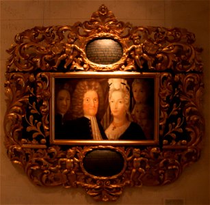 Portrait of Laurits Gottrup, Danish merchant and his wife
