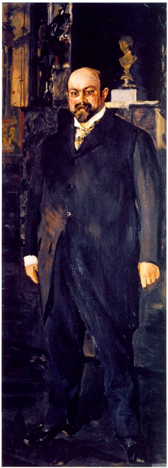 Portrait of Mikhail Abramovich Morozov 1902