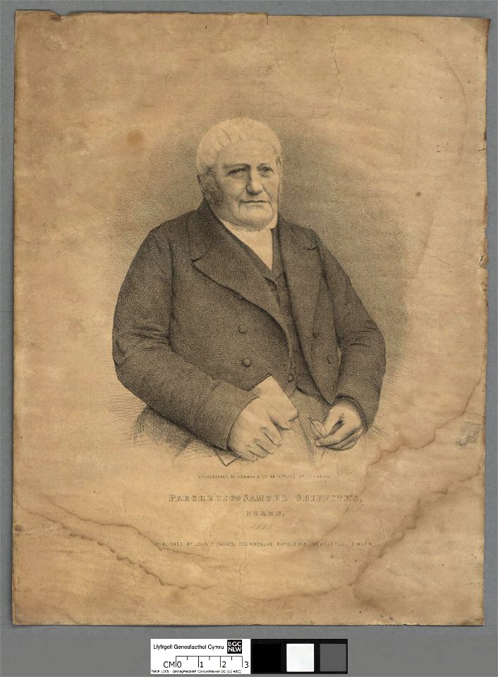 Portrait of Parchedig Samuel Griffiths, Horeb Llandysul 1855 (4670808)