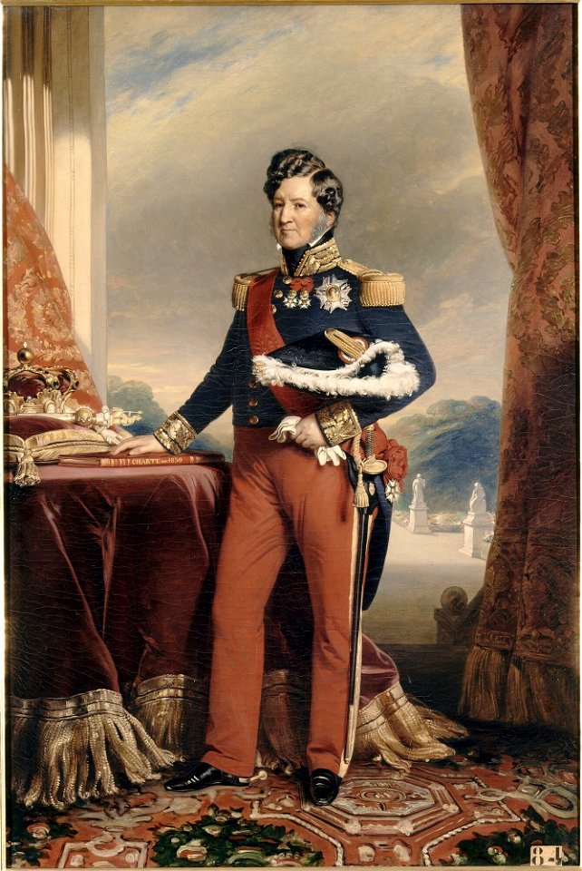 LOUIS PHILIPPE I (1773-1850) French King from 1830-48 painted by Franz  Winterhalter in 1839 Stock Photo - Alamy