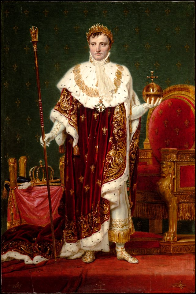 Portrait of Napoleon I in His Coronation Robes (David)
