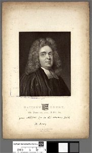 Portrait of Matthew Henry o.b- June 22, 1714, agt- 52 (4672906)