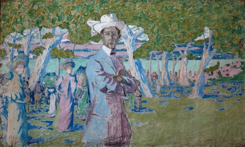 Portrait of N. A. Solovyov by Aristarkh Lentulov (1907)