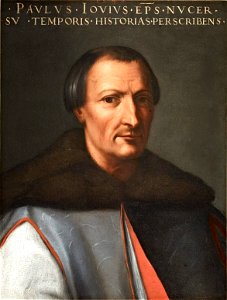 Portrait of Paolo Giovio (1483–1552), by Cristofano dell'Altissimo (Uffizi Gallery, Florence)