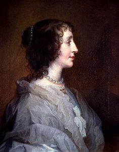 Portrait of Queen Henrietta Maria - Van Dyck