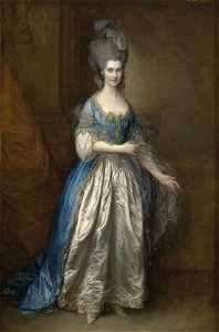 Portrait of Mrs. William Villebois in masquerade dress by Gainsborough (Christie's)