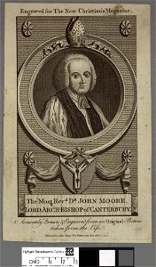 Portrait of most Revd. Dr. John Morre Lord Bishop of Canterbury (4672643)