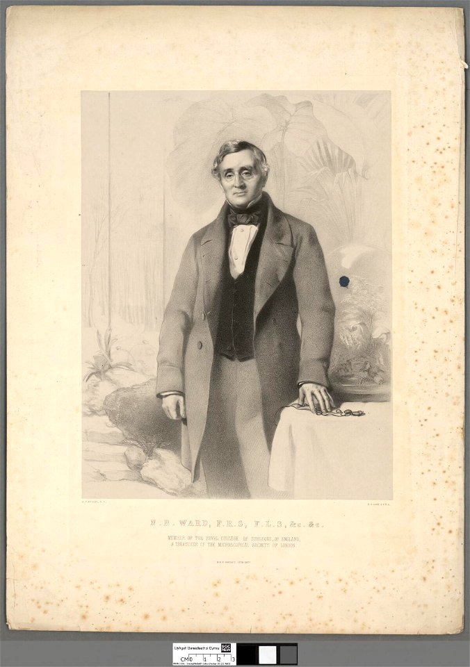Portrait of N. B. Ward, F.R.S., F.L.S., . (4672365)