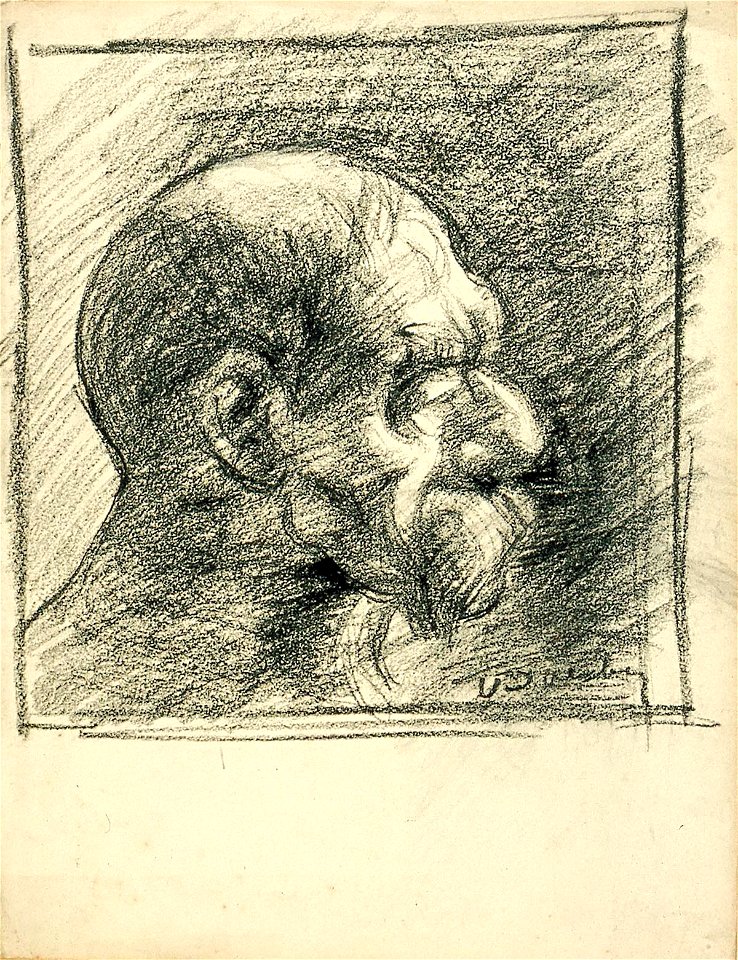 Portrait of Nietzsche by Theo van Doesburg Centraal Museum AB4330