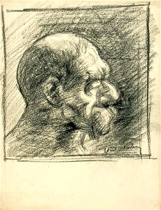 Portrait of Nietzsche by Theo van Doesburg Centraal Museum AB4330