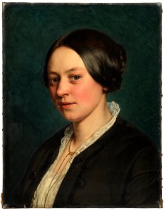 Portrait of Ms Gad, born Tvermoes (Jørgen Roed) - Nationalmuseum - 212134