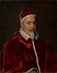 Portrait of Pope Clement X, by Giovanni Battista Gaulli (Baciccio) - Metropolitan Museum of Art. Free illustration for personal and commercial use.
