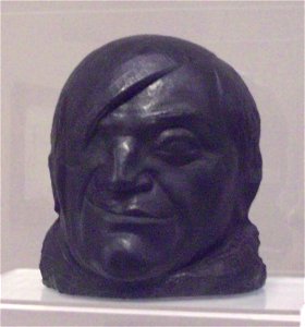 Portrait of Picasso (Pablo Gargallo, MRABASF E-608) 01