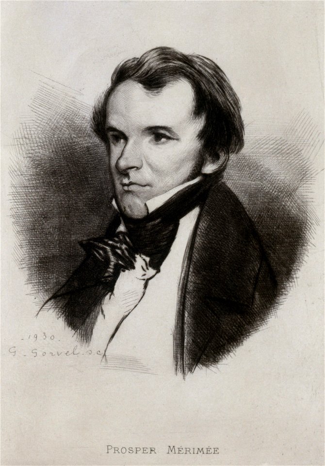 Portrait of Prosper Mérimée