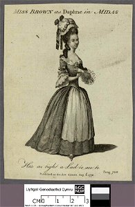Portrait of Miss Brown as Daphne in Midas (4669679)