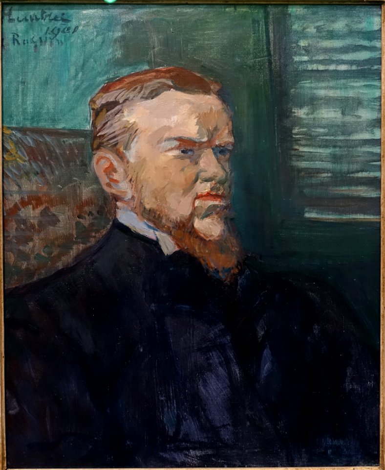 Portrait of Octave Raquin, by Henri de Toulouse-Lautrec, 1901, oil on canvas - Museu de Arte de São Paulo - DSC07396
