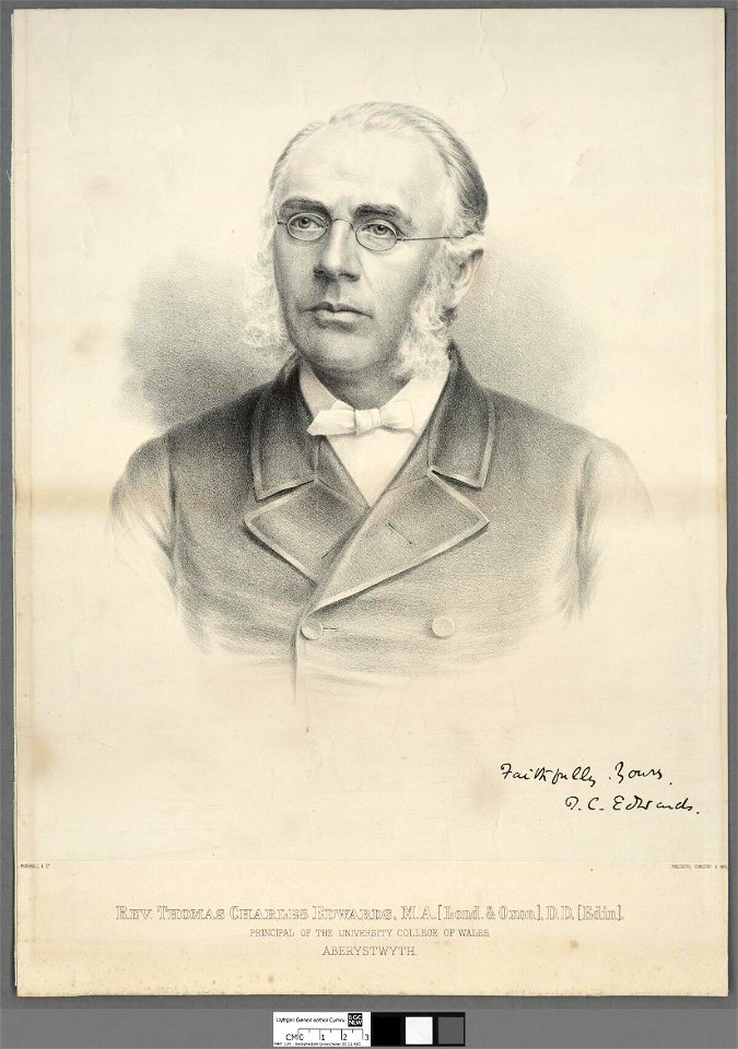 Portrait of Rev. Thomas Charles Edwards, M.A. Lond. & Oxon.. D.D. Edin (4672260)