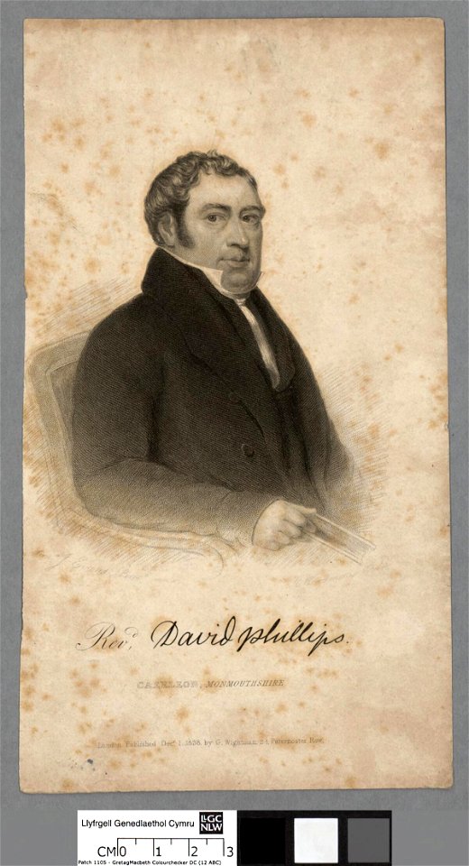 Portrait of Revd. David Phillips, Caerleon, Monmouthshire (4669883)