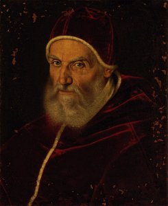 Portrait of Pope Gregory XIII, bust-length (by Scipione Pulzone)